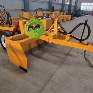 Nouveau niveleur de terrain à engrenages pour micro-labourage automatique, avec moteur de scarification superficielle efficace, monté sur tracteur, à commande laser GPS - Product Image 1