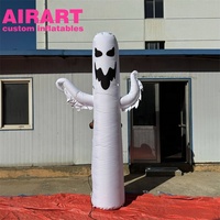 Fantôme gonflable blanc, ballon fantôme gonflable pour bar, Halloween