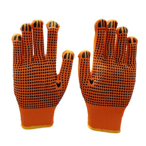 Venta al por mayor buen agarre de alta calidad al por mayor de trabajo de PVC punteado guantes de construcción de seguridad - Product Image 4