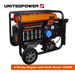 13HP 15HP 18HP Wheels 25HP benzinli motor 5.0kw 6.0kw 7.0kw 8.0kw 10.0kw elektrikli Start benzinli jeneratör tekerlekler kolları ile