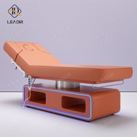 Table de Massage Électrique de Luxe Chauffante pour Épilations, Extensions de Cils, Soins du Visage, Lit de Beauté Cosmétique pour Salons de Beauté et Spas