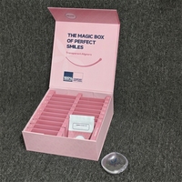 Boîte d'emballage personnalisée avec logo imprimé pour aligneurs dentaires, emballage de laboratoire dentaire, boîte pour aligneurs