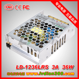 Fuente de Alimentación Conmutada LRS 12V 3A de Salida Única AC-DC para Vigilancia, Intercomunicación y Control de Acceso - Product Image 5