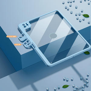 <span class=keywords><strong>Funda</strong></span> de tableta inteligente con tapa de rotación 360 para iPad, <span class=keywords><strong>funda</strong></span> de cristal con portalápices, <span class=keywords><strong>funda</strong></span> de parachoques suave para ipad 10,2 7th/8th/9th - Product Image 3