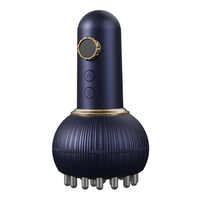 Masseur corporel électrique sans fil à ventouses chauffantes et vibrantes, micro-courant, grattoir électrique Gua Sha, brosse de massage des méridiens pour le dos