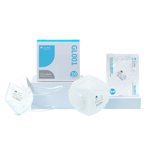 Máscara respiradora con válvula <span class=keywords><strong>FFP2</strong></span>/KN95 | Plegable | Diadema | Blanco | en stock y envío rápido | Precios directos de fábrica - Product Image 1