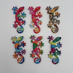 Recuerdo de Pascua de <span class=keywords><strong>Tenerife</strong></span>, España, de Resina Personalizada de Fábrica, Animal Colorido, Salamandra, Búho, Gecko, Lagarto, Forma Irregular, Impresión para Refrigerador - Product Image 5
