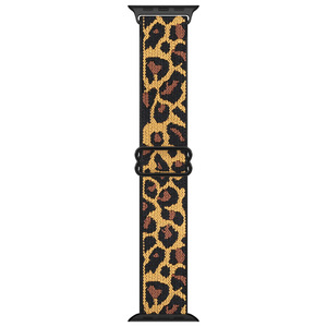 <span class=keywords><strong>Bracelet</strong></span> de montre en nylon tressé extensible Trendybay Instock, design élastique à boucle unique, plusieurs couleurs au choix pour Apple Watch - Product Image 1