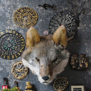 2025 cabeza <span class=keywords><strong>de</strong></span> Lobo realista montaje en pared hecho a mano tamaño Real decoración <span class=keywords><strong>de</strong></span> animales feroces trofeo <span class=keywords><strong>de</strong></span> Vida Silvestre <span class=keywords><strong>de</strong></span> piel Artificial para jubilación <span class=keywords><strong>de</strong></span> Diwali - Product Image 2