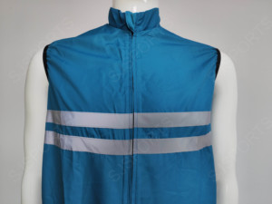 Maillot de cyclisme réfléchissant haut coupe-vent vtt vélo de <span class=keywords><strong>route</strong></span> <span class=keywords><strong>Gilet</strong></span> sans manches vélo Cycle manteau séchage rapide sublimé vent <span class=keywords><strong>gilet</strong></span> OEM - Product Image 6