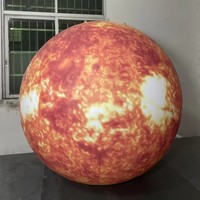 Festival Scientifique BOYI - Ballons Gonflables Planètes Lune Terre Saturne Mars
