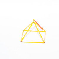 Pyramide en Cristal de Quartz Coloré, Artisanat Traditionnel Religieux, Yoga, Méditation, Équilibrage des Chakras, Guérison Reiki, Thérapie Énergétique Sonore