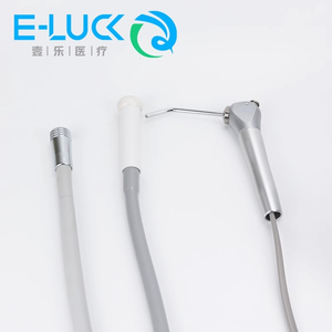 Turbina Dentale Portatile in Acciaio Inossidabile, Manipolo a 4 Fori con Tubo e Aspirazione Saliva, <span class=keywords><strong>Unit</strong></span>à Dentale Portatile con Aspirazione - Product Image 5