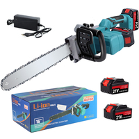 Scie à chaîne électrique de 16 pouces 1800W pour l'élagage des jardins, machine à couper le bois, scie à chaîne électrique sans fil professionnelle