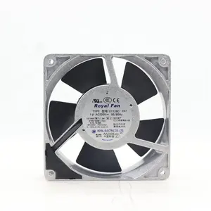 ROYAL FAN UT126C UT127C 12038 120x120x38mm 12cm 200V 2750RPM alüminyum çerçeve dolabı asansör invertör eksenel soğutma fanı