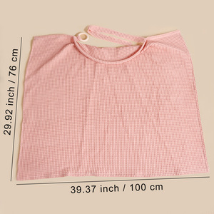 <span class=keywords><strong>Serviette</strong></span> et couverture d'allaitement en coton gaufré uni très populaire pour la maternité des mères - Product Image 3