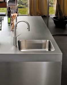 Ngoài trời nhôm lò thép không gỉ tủ lạnh bồn rửa với vòi nước gia đình họp mặt và quán bar - Product Image 2