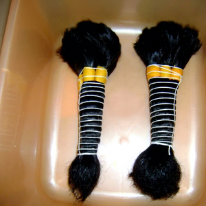 Wholesale Virgin Remy Indian Hair Bulk <b>Extensions</b> 100% Unprocessed Natural Color Machine Double Weft Afro Curl Wave Styles 100g - Product Image 1