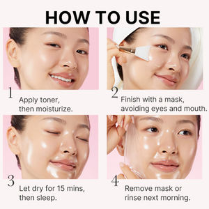 <span class=keywords><strong>Masque</strong></span> facial pelable d'emballage de nuit de marque privée collagène hydrolysé pour <span class=keywords><strong>masque</strong></span> facial et corporel en peau de verre sans pores - Product Image 5