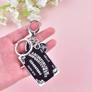 Llavero Acrílico con Tarjeta de Corazón para Mujer, 1 Unidad, Horóscopo, Monedero, Mochila, Amuleto para Llave de Coche - Product Image 6