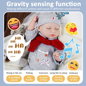 Zhorya más nuevo realista llorando recién nacido <span class=keywords><strong>Reborn</strong></span> Baby Dolls silicona Rebirth <span class=keywords><strong>Bebs</strong></span> suave realista bebés muñecas - Product Image 2