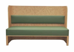 Silla de Comedor de Diseño Moderno con Paneles de Madera Tapizados de Lujo, Personalizable, para Restaurante, Cafetería, Hotel y Espacios Comerciales - Product Image 5