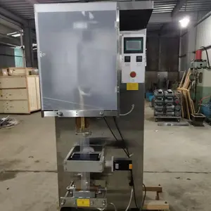 Atpack high-accuracy semi-automatic double nozzles Water Liquid Sachet Plastic Bag Pouch Liquid filling machine with CE GMP