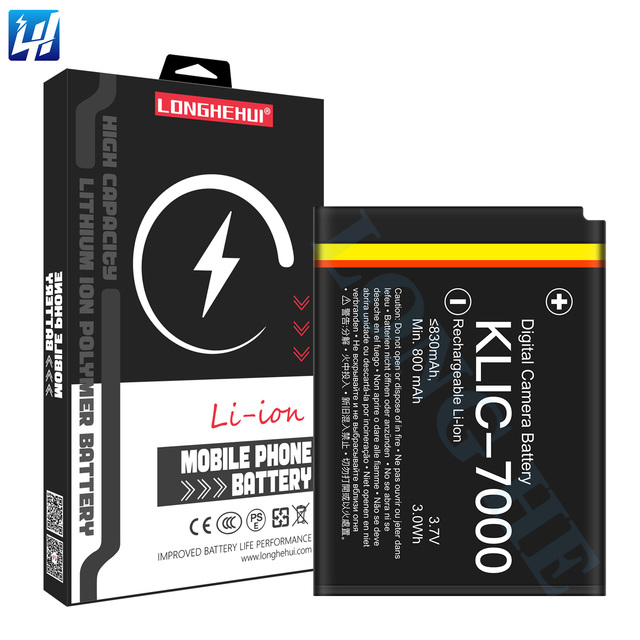 OEM Quality Replacement Camera Battery KLIC-7000 for Kodak M590 LS4330 LS755