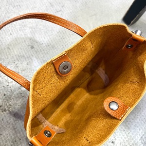 100% 풀 그레인 베지터블 태닝 소가죽 미니 토트백 여성 수제 빈티지 크로스바디 숄더 핸드백 - Product Image 4