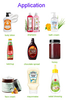 Machine de remplissage automatique de liquides à haute viscosité, 200 ml, en plastique, pour sauce chili, ketchup, purée de tomates, boissons