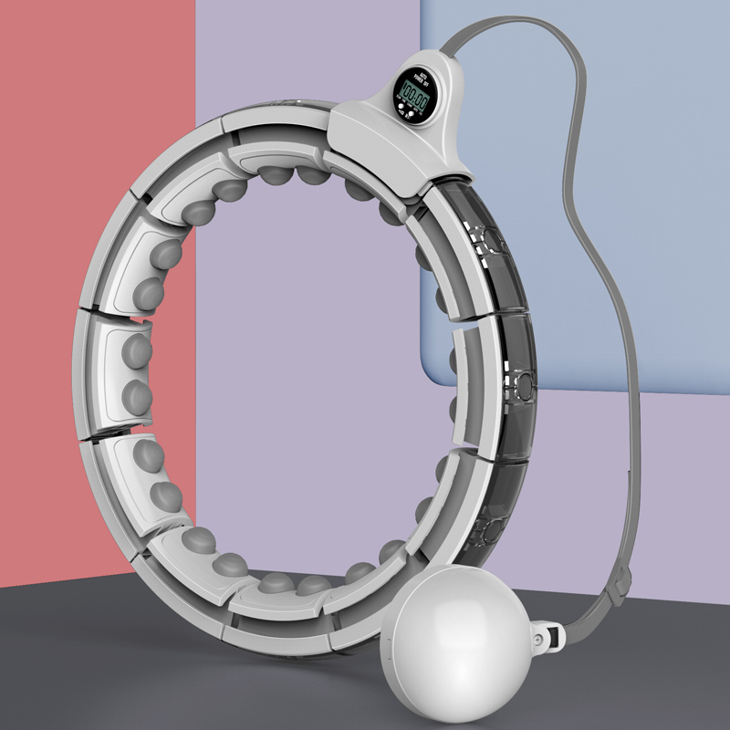 Домашнее оборудование для спортзала, умный шар hula для похудения, съемный кольцевой обруч hula с магнитным шариком для упражнений