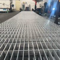 Grille en acier inoxydable de qualité export, robuste, galvanisée, antidérapante, design industriel, pour sols, murs, passerelles et plateformes