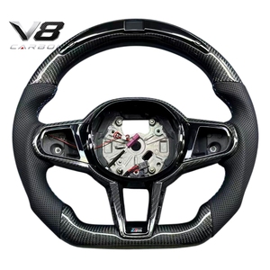 Volant de direction en fibre de carbone véritable V8carbon pour Série 4 G22 G82 M4 LCI, pièces automobiles, modification, style <span class=keywords><strong>sport</strong></span> racing, personnalisé, LED - Product Image 4