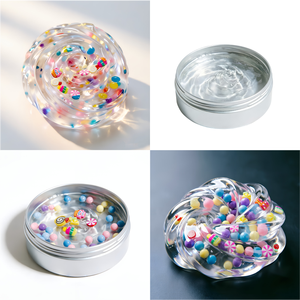 ชุดทำสไลม์ขนมหวานใสและสไลม์เนย พร้อมดินน้ำมันสำหรับปั้น สนุกกับการละลายและสร้างสรรค์ ของเล่นสไลม์ DIY สำหรับเด็ก ขายส่งจำนวนมาก - Product Image 4