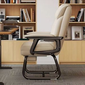 Modern Leather <b>Computer</b> <b>Office</b> Chair Comfortable Sedentary Backrest Multi-Function for Home <b>Office</b> Bedroom & Hotel Use - Product Image 5