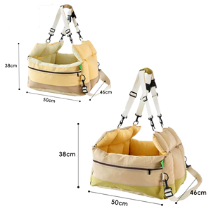 Portable <strong>Dog</strong> <strong>Car</strong> Seat Bed Waterproof Pet Booster Seat Travel <strong>Carrier</strong> <strong>for</strong> Small Medium <strong>Dogs</strong> Cats - Product Image 1
