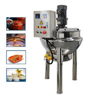 Automatische 100-600L elektrische Dampf Gas Typ Kochtopf Planetary Rühren Kochherd Mixer Bratpfanne