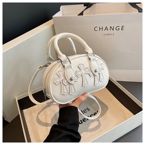 Sac à main tendance 2024 en cuir PU pour femme, style rétro, bandoulière unique, petite pochette, fermeture éclair, sac à cosmétiques - Product Image 5