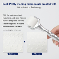 Seek Pretty New Arrival Home Use Pdrn 9500 Micro Points de Fusion Anti Winkle Micro Infusion System Face Roller avec Ampoule Sérum