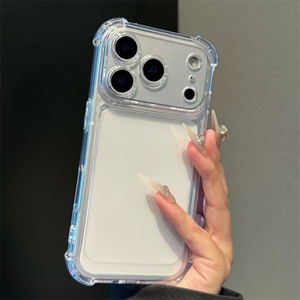 Funda de Lujo con Protección de Lente y Revestimiento Magnético para iPhone 17 14 15 16 Pro Max Plus, Funda Transparente con Protección en las 4 Esquinas para iPhone 17 Pro Max - Product Image 1