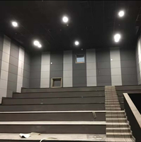 Panneau acoustique en feutre PET auto-adhésif, polyester, insonorisant, pour studio d'enregistrement