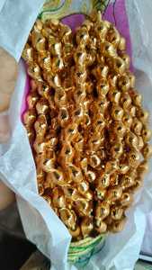 Perles en verre dorées avec finition métallique brillante, perles décoratives pour la fabrication de bijoux et la conception artisanale, emballées en boîte - Product Image 5