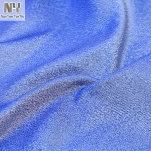 Nanyee Dệt Màu Xanh + Tím Ombre Polyester Chất Liệu Sáng Bóng Hai Tone Long Lanh Llox Vải - Product Image 4