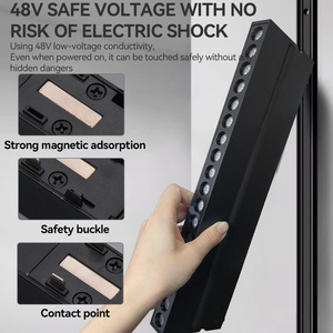 Led 6W/12W/18W/24W DC48V nhôm từ theo dõi lũ ánh sáng với 3000K/4000K/6000K màu Temp thiết kế hiện đại nhà văn phòng - Product Image 4