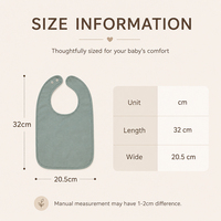 Bavoirs pour bébé en coton biologique uni avec boutons-pression assortis, plusieurs couleurs disponibles, bavoirs pour bébé, bavoirs anti-bave