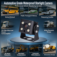 Caméra CCTV AHD 1080P pour bus, vision nocturne couleur, grand angle de vue de 130 degrés, IP68, métal robuste, anti-explosion, pour autocars scolaires