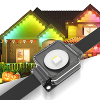 Point de lumière extérieure Ip67 Rgbw Smart Control Holiday Led Pixel Light Noël Lumières extérieures permanentes 50Ft