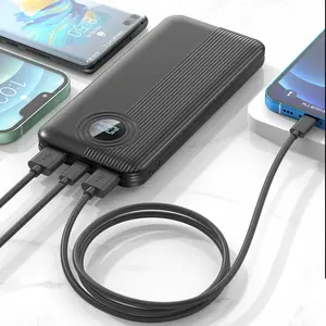 Aspor 320 22.5w Pd evrensel Ce Rohs 10000Mah ince Power Bank kasa güç banka cep telefonu için hızlı şarj