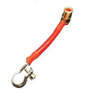 Adaptador de Terminal de Batería de Latón M8, Conector de Abrazadera de Cable de Batería Positivo y Negativo para Automóviles, Camiones y Embarcaciones