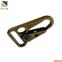 Gesper Carabiner taktis kustom antikarat Olecranon pelatuk logam kait jepret tahan lama gesper gesper paruh elang untuk gantungan kunci tas